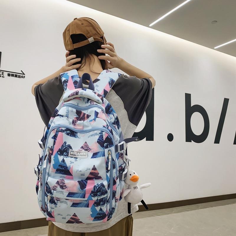 2023 Νέα Αδιάβροχη Μόδα Τσάντα Ώμου Υπολογιστή με Εκτύπωση Ανδρική και Γυναικεία Ins Τσάντα για Φοιτητές Κολεγίου