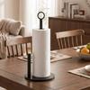 Freestanding Paper Towel Stand Stainless Steel Vertical Napkins Rack Roll Paper Stand  Dining Table