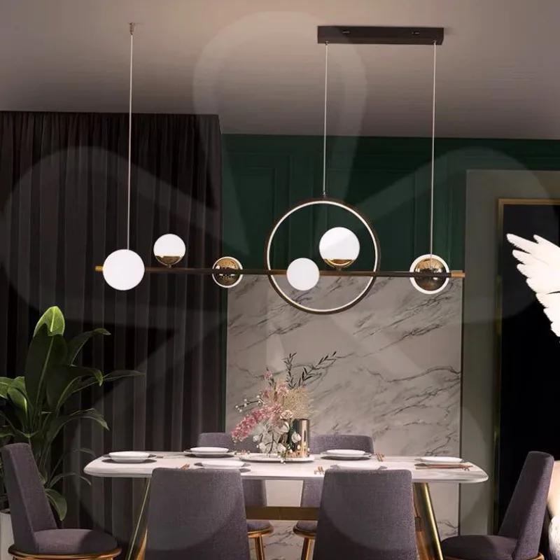 Nordic Black Chandelier for Dining Room Kitchen Home Decor Loft Suspension Pendant Lamps House Lighting lusters luminaires