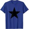 Cool Big Large Black Star T-Shirt