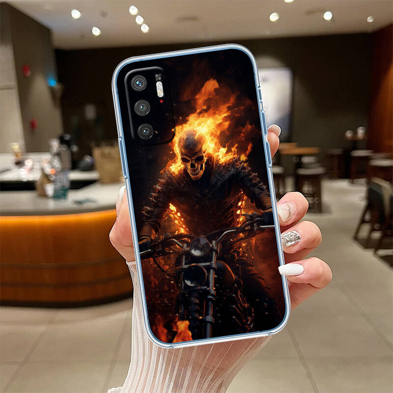 Ghost Rider Phone Case for Motorola G14 G15 G24 G30 G31 G32 G34 G41 G42 G51 G52 G50 G60S G60 G62 G72 G71 G73 G84 G85 G200 E32