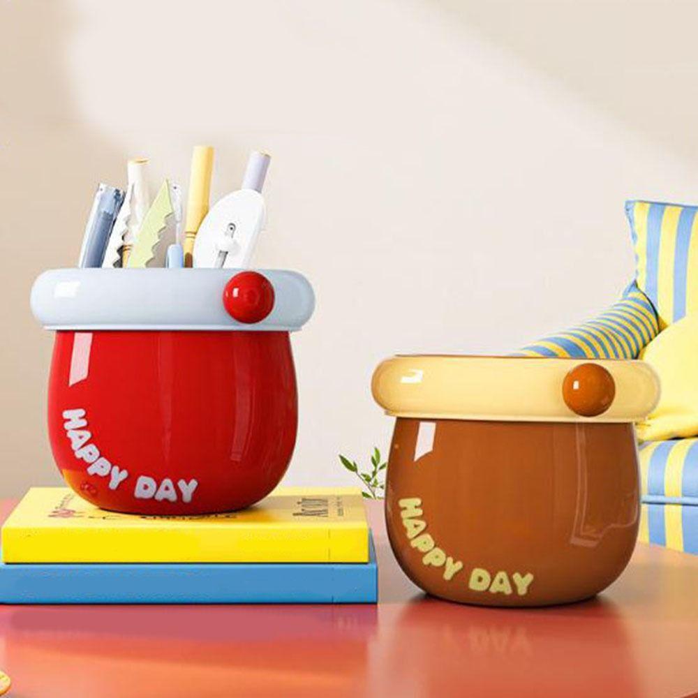 Punch-free Magnetic Storage Box Dopamine Tableware Container Cute Refrigerator Storage Box  Office
