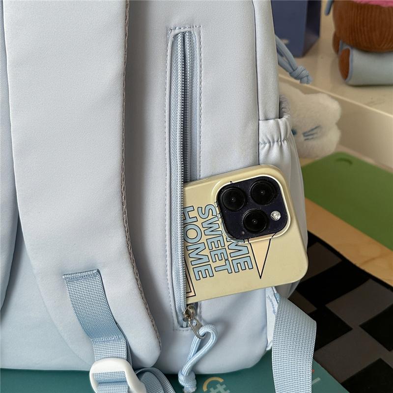 Damen Schleifenrucksack Schülerrucksack Leichtgewicht Pendler Reise Rucksack