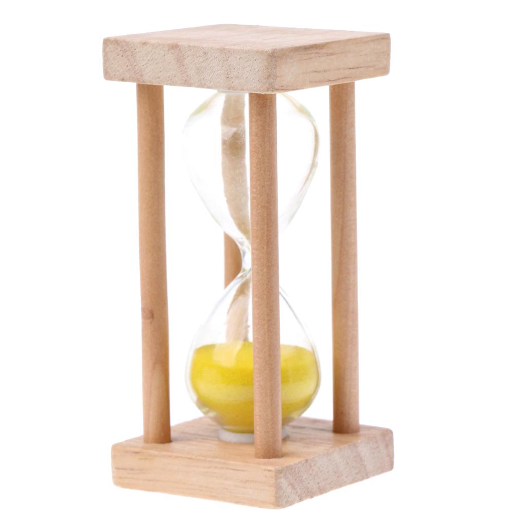 5 minutes wooden frame sandglass toothbrush timer hourglass tea timer decoration