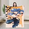 Ranma 1/2 Shampoo Manga Blankets  Wool Funny Warm Throw Blankets for Bedding Lounge  Winter