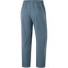 Li Ning Fitness Series Solid Color Mid Waist Drawstring Water Resistant Straight Leg Knitted Sports Pants Men pants Dark-Blue AYKU103-2