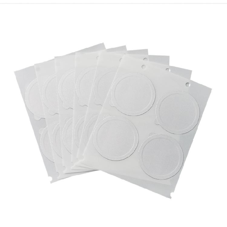 Set of 100 Coffee Pods Foil Lids Set 53.5mm Coffee Pods Stickers Coffee Sealers Aluminum Foil Texture Coffee Pods Covers