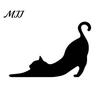 Artistic Wooden Cat Silhouette Black Door Topper, Minimalist Frame Sign, Decorative Ornament Corner Decor for Living Room Bedroom & Lovers Home