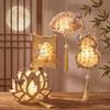 2026 Rabbit Palace Luminous Calligraphy Lantern DIY Kit: Kids' Handheld Mid-Autumn Wooden Flower Lantern