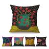 Arte de Puntos Modernos Yayoi Kusama Calabaza de Puntos Visión Abstracta Patrón Agrietado Decoración del Hogar Manta para Sofá Funda de Cojín Funda de Cojín de Lino