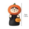 3D Pumpkin Micro Landscape Japanese Sundries Style Resin Pumpkin Desktop Ornament Prop Pumpkin Cartoon Cat Crafts Halloween