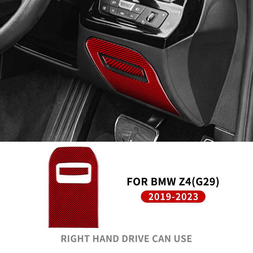 Carbon Fiber Switch Cover Trim for BMW Z4 G29 2019-2023 Interior Accessories