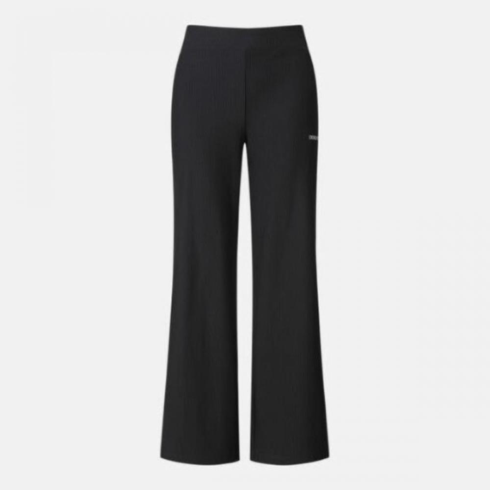 

DeScent PantS Cqk Sq122pfp13 Blk Women S Semi Wide Rib PantS Blac 65