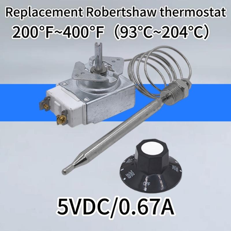Fritteuse Temperaturregelung Stahl Temperaturregelung 204℃/400°F 1/4" NPT RX-1-36 Thermostat für 60125401