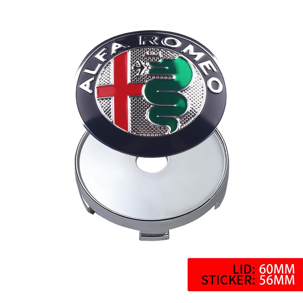 Pro Alfa Romeo Znak na auto Krytky středů kol Samolepky krytů nábojů Auto Refit Pro Alfa Romeo Sportiva Giulia Giulietta 159 156 MITO