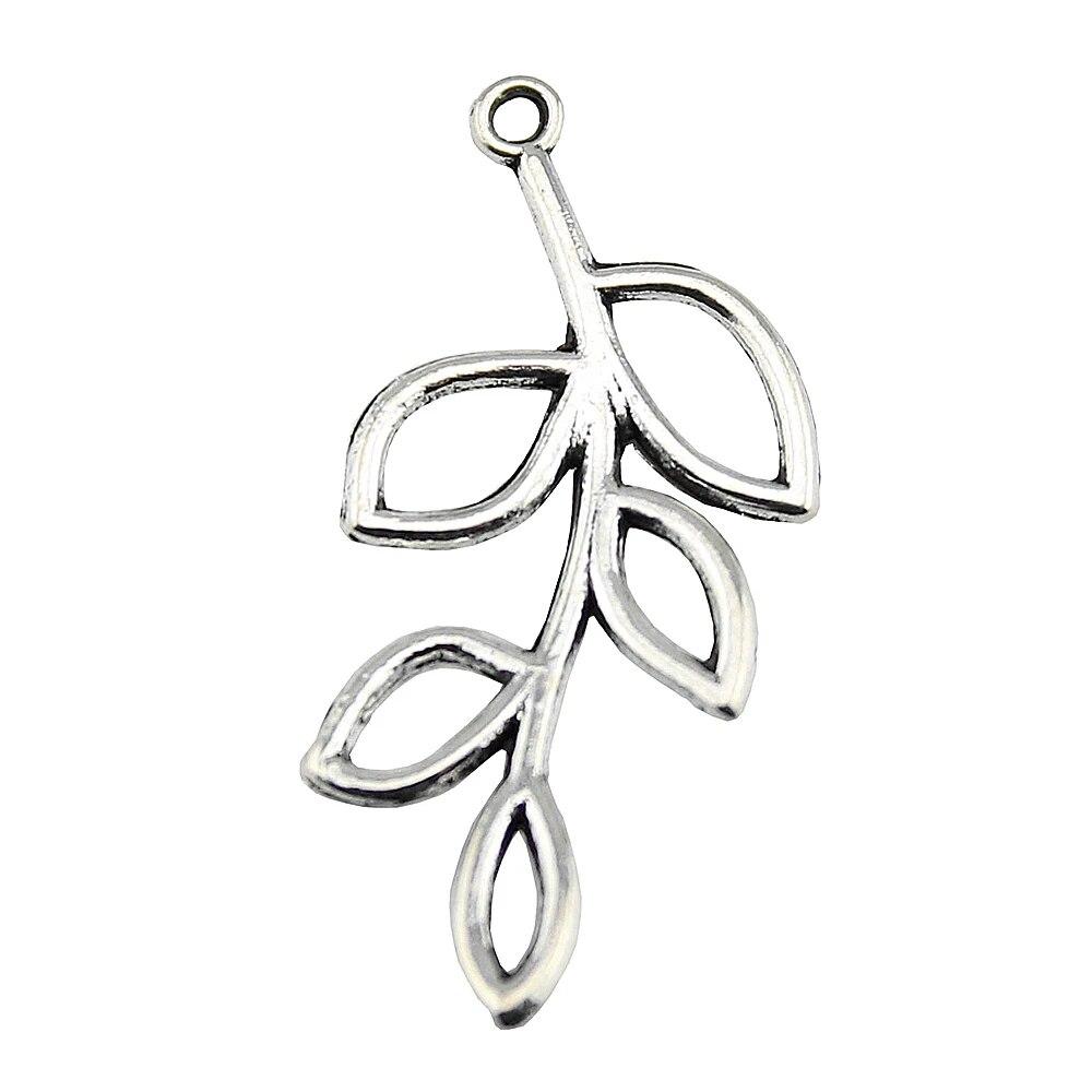 Branch Leaves Connection Components Car Pendant Cute Jewelry