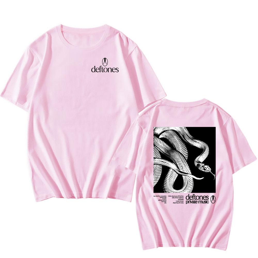 Deftones Snake Tee Private Music Album Druck T-Shirt Baumwolle Mode Kurzarm T-Shirts Damen Herren T-Shirt Unisex