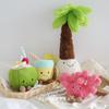 JELLYCAT Lemonade Coconut Plushies Very Soft Palm Tree Red Coral Plush Toy Cartoon Doll Home Decor Xmas Gifts Girl