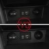 Car Cigarette Lighter Switch USB Button Socket Charge Panel Trim Cover Sticker for Hyundai Kona Kauai 2017 - 2025 Accessories