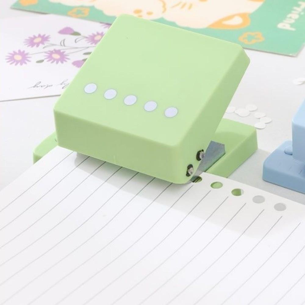 Anti Slip 5 Hole Puncher DIY Paper Punch Portable Loose Leaf  Book Page Stitcher  Planners