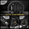 Talomen Wired Monitor Headphones with 50mm Enhanced Sound 3m Detachable for Instrument Black W50X Over-Ear Drivers, Bass, Closed-Back Design,