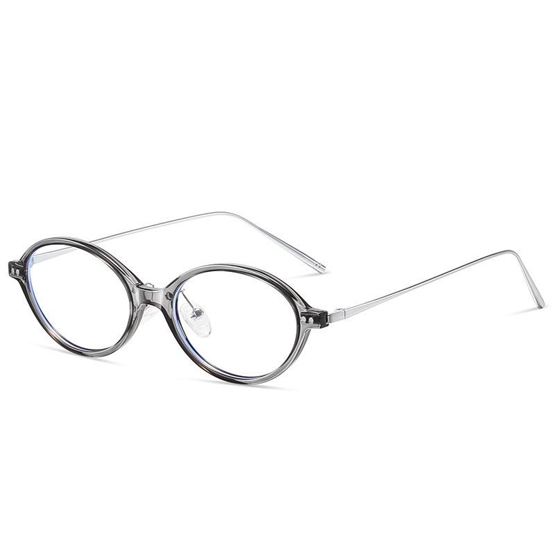 2026 Oval Retro TR Frame Glasses, Anti-Blue Light, High-End Casual Small Frame