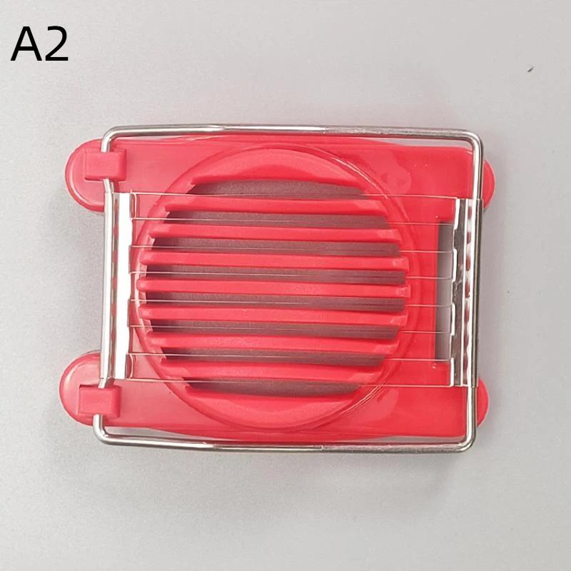 1Pcs Household Stainless Steel Egg Slicer And Divider Single-Use Century Egg Slicer Multifunctional Egg Cutting Tool