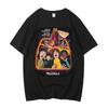 High Quality Cotton Hawkins Demogorgon T-shirt Anime Black T Shirt Cartoon Short Sleeve Harajuku Tshirt Women Men