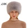 Soft Polyester Hat Women Fuzzy Brimless Hat, Warm Faux Fur Solid Color Elastic Thermal Ushanka Plush Winter Fluffy Bucket for Cold Weather Stylish