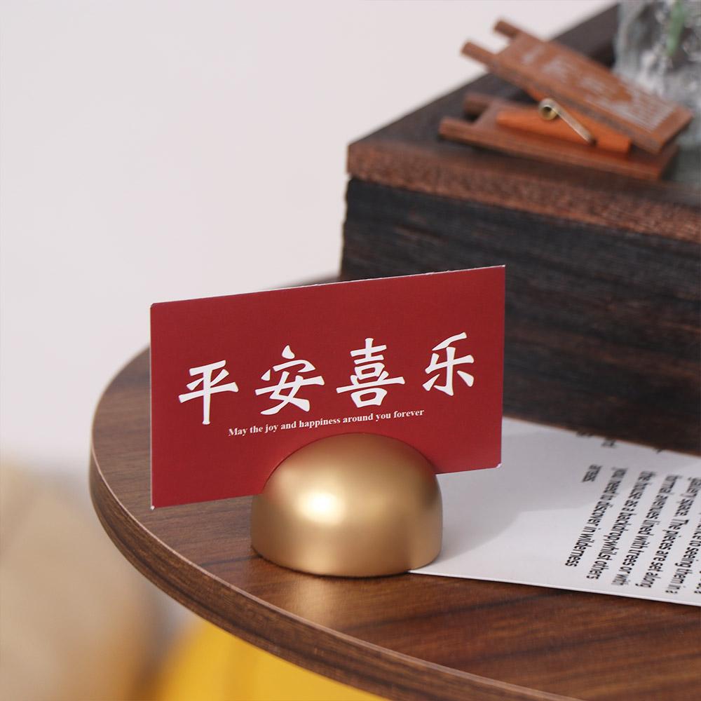 

Elegant Table Number Stand Wooden Name Cards Holders Dinner Party золотий