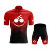 Lustiges Fahrradtrikot-Set Herren Kurzarm-Radbekleidung MTB-Fahrrad-Uniform Ropa Maillot Ciclismo Sommer-Rennradbekleidung