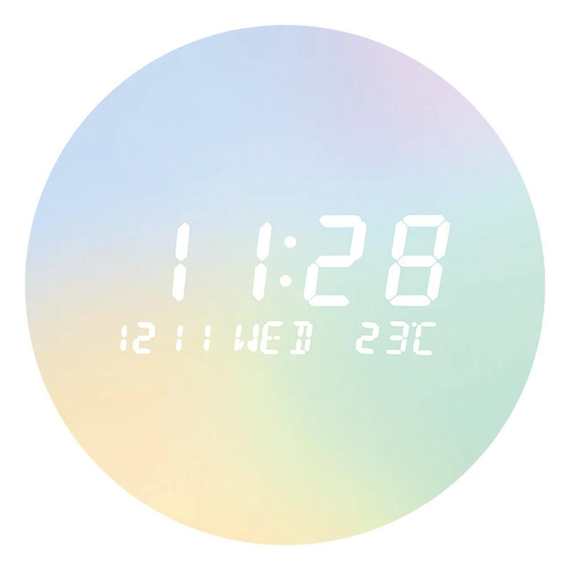 

Светодиодные настенные часы Креативные часы Гостиная Дом Спальня Бесшумные часы Скандинавский стиль Модные настенные часы colorful