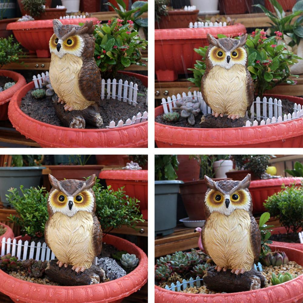 

Waterproof Owl Statue Simulated Garden Ornament New Owl Figurines Home/Garden