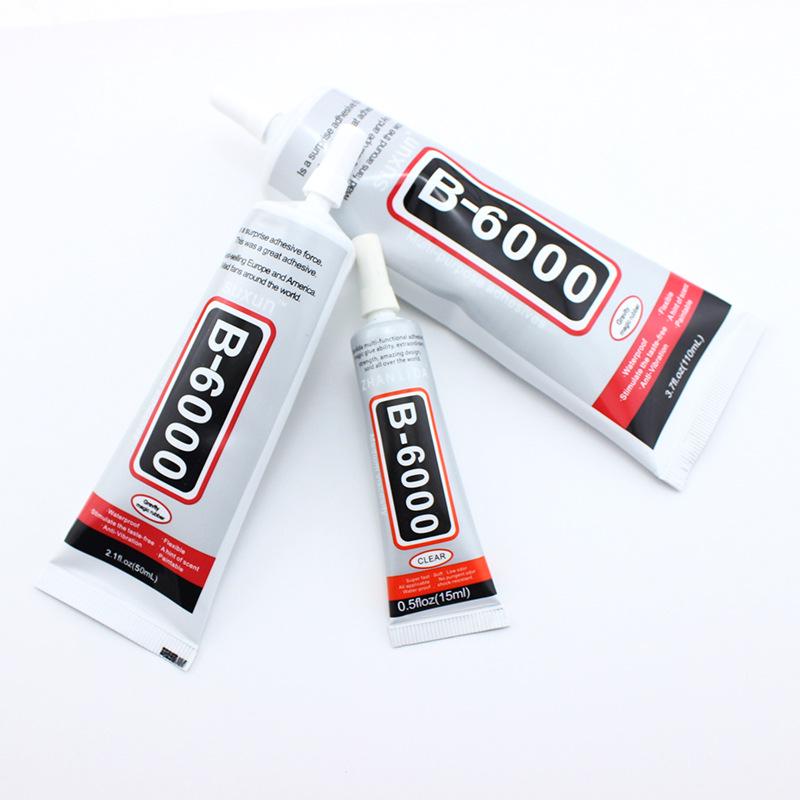 

Клей B7000/B6000 с сильной адгезией и быстрым высыханием с наконечником-иглой для DIY мобильных чехлов и страз 50ml