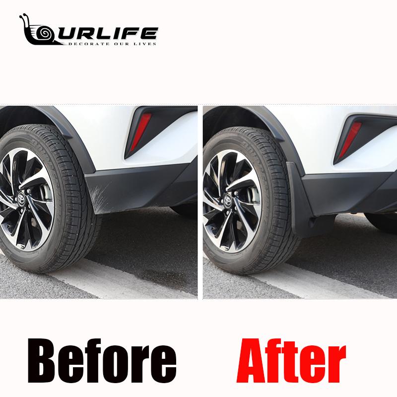 Car Mud Flaps Fit For Toyota C-HR CHR 2016 2017 2018 2019 2020 2021 2022 2023 ABS Mudguard Splash Guard Fender Accessories
