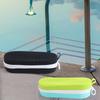 Portable Zipper Eyeglasses Case Silicone Sun Glasses Storage Box Swim Goggle Case  Women