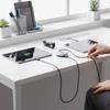 Type C USB Hub Masaüstü Delik Gömülü 3'ü 1 Arada Ayırıcı Yüksek Hızlı Şarj İstasyonu Ofis Ev Masaları İçin