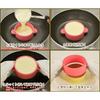 Ernest Silicone Pancake Mold (Circle) Thick, 3 Types, for Fluffy Pancakes, A-75853, a Brand Favoured by Major Restaurants