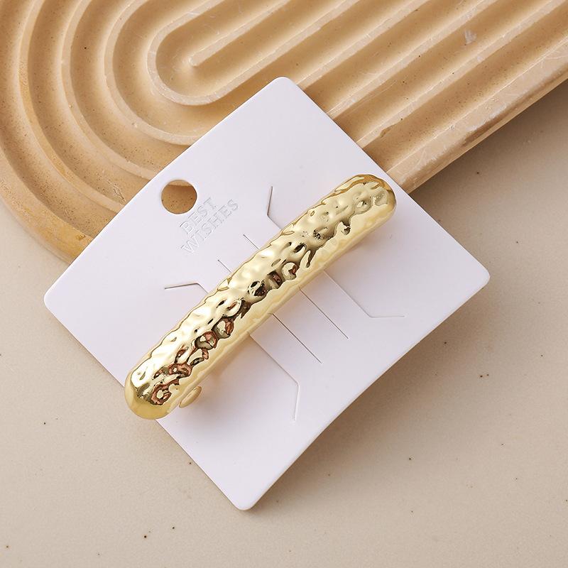 2024 New Metal Irregular Golden Color Hair Bands Elastic Hair Scrunchies Hair Rope Headbands Women Girls Hair Accessories Gifts