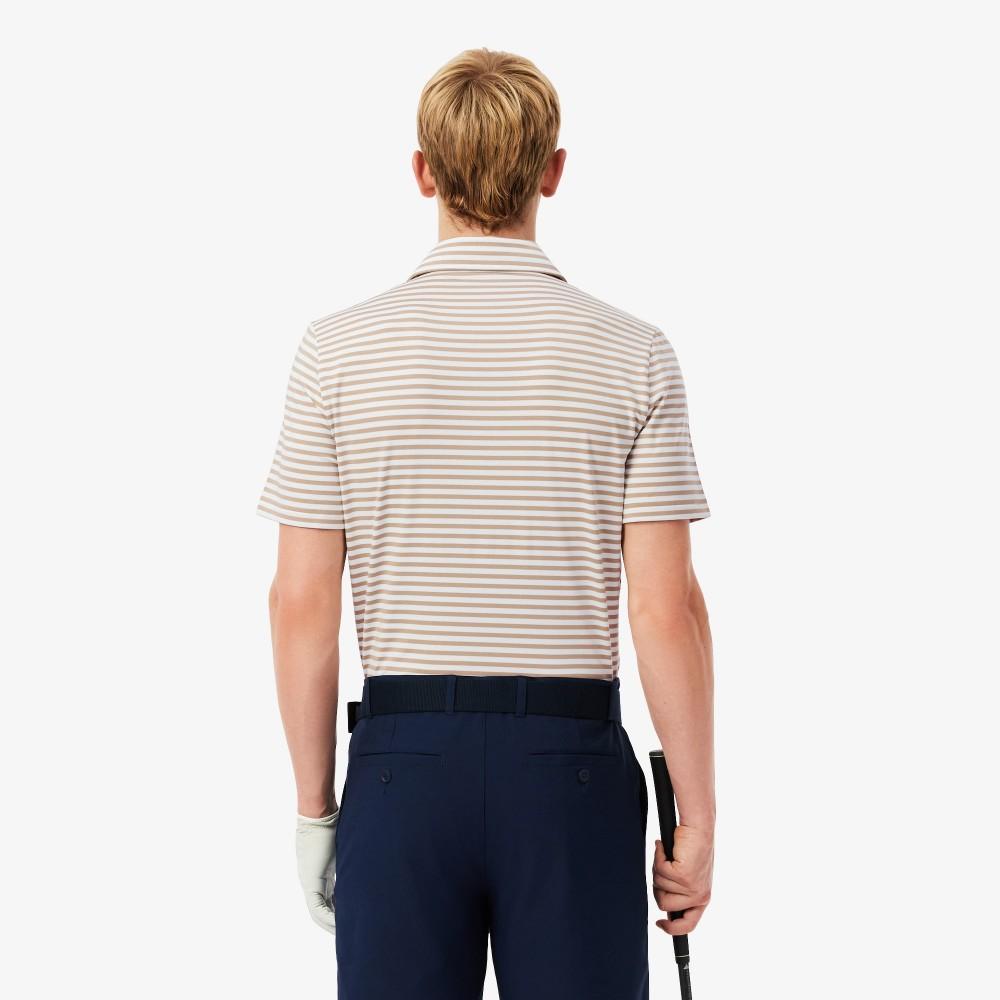 Lacoste Men's Golf Stripe Short-Sleeve Polo Shirt DH7418-55N7RY