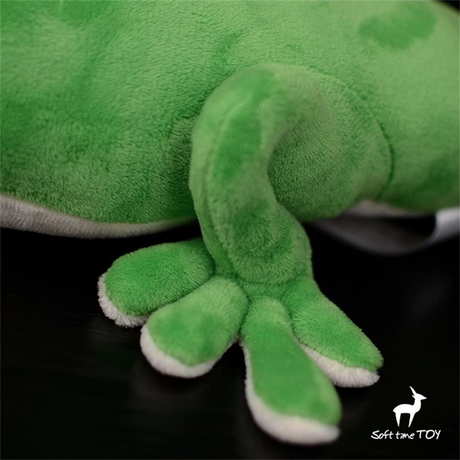 Giant Day Gecko High Fidelity Anime Cute House Lizard Plushie Phelsuma Plush Toys Lifelike Animals Simulation Stuffed Doll Toy