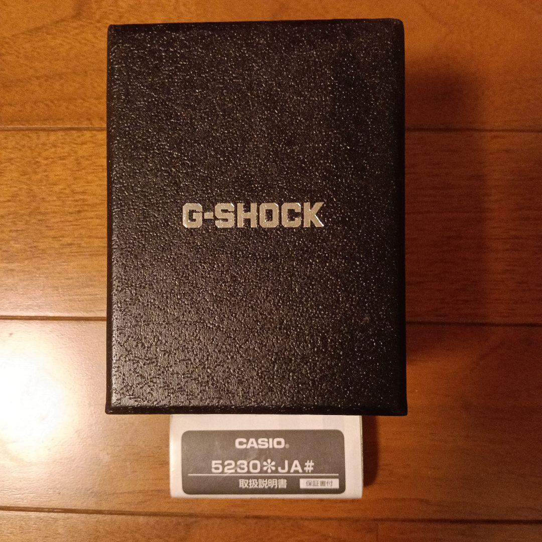 Unused CASIO watch gift box G-SHOCK 5230 with instruction manual