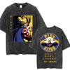 Washed Anime My Hero Academia Bakugo Katsuki TShirt Men Women Fashion Harajuku Manga T Shirts Oversized Cotton Casual T Shirt