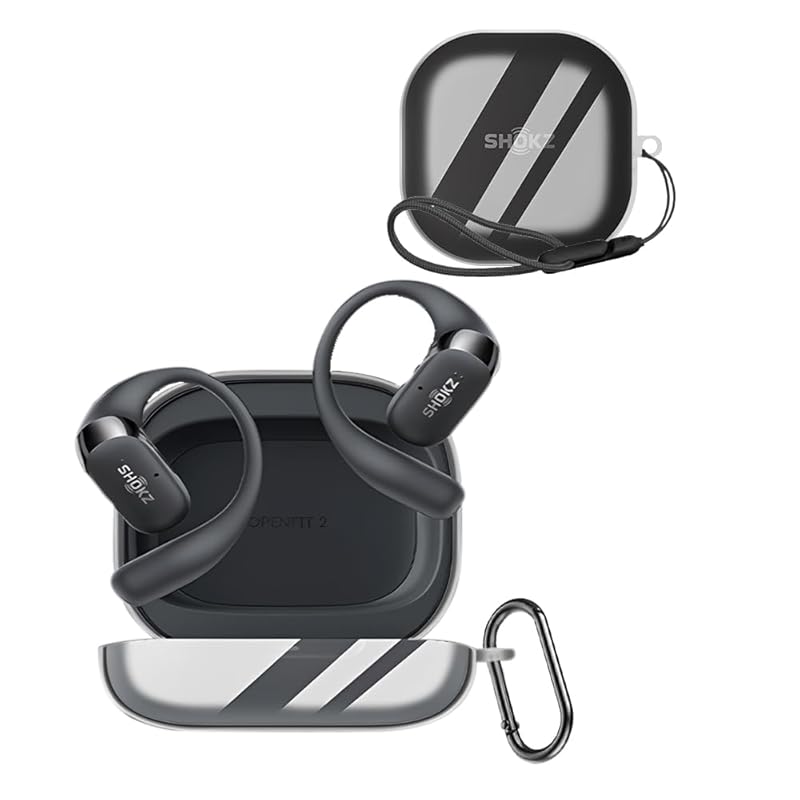 

For Shokz OpenFit 2 case Made of TPU material [YEZHU] Wireless earphones for storage case convenience trip lightweight Full protective cover Scratch