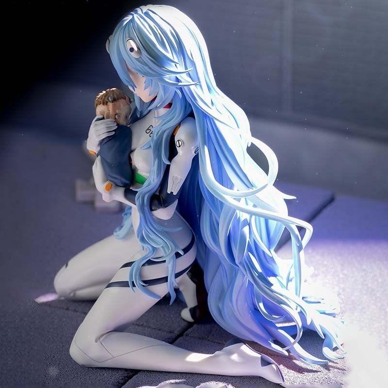 NEON GENESIS EVANGELION Animovaná figúrka Ayanami Rei s dlhými vlasmi Ver akčná figúrka zberateľská modelka