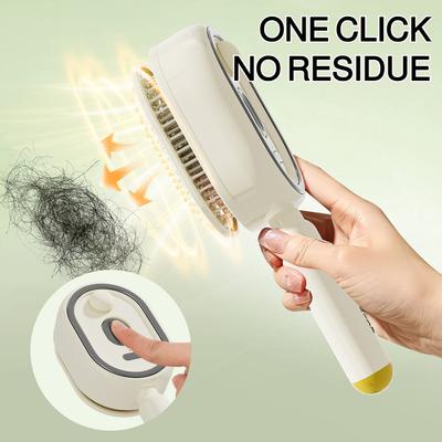 Peigne Lissant Anti-Statique Coussin d'Air Peigne de Massage Spray Nettoyant Spray Huile Capillaire Peigne Lissant Électrique