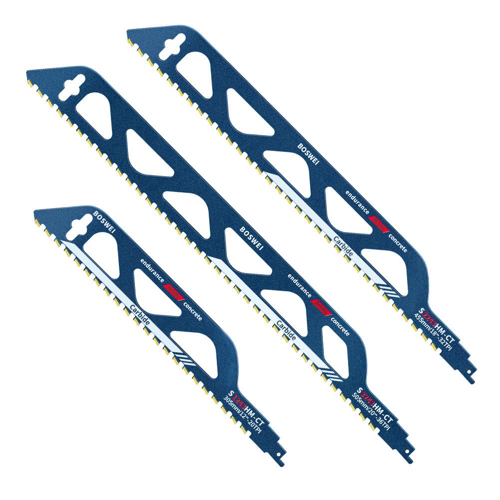 Reciprocating Saw Horse Knife Sawing Wall Wall Red Brick Stone Gold Special Light Brick Aerated Block Cutting Coarse Tooth Saw Blade