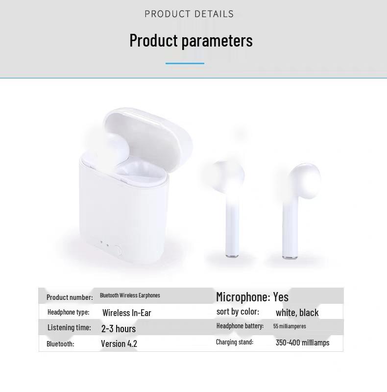 I7 Mini2 Wireless Bluetooth 5.0 TWS Sports Headset