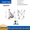 Foldable Spider Leg Workbench with Stainless Steel Brackets - Multifunctional Vending Tabletop and Tile Mason.
