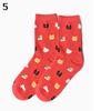 Women's Winter Stylish Autumn Cartoon Animal Cute Cat Pattern Cotton Ankle Socks
